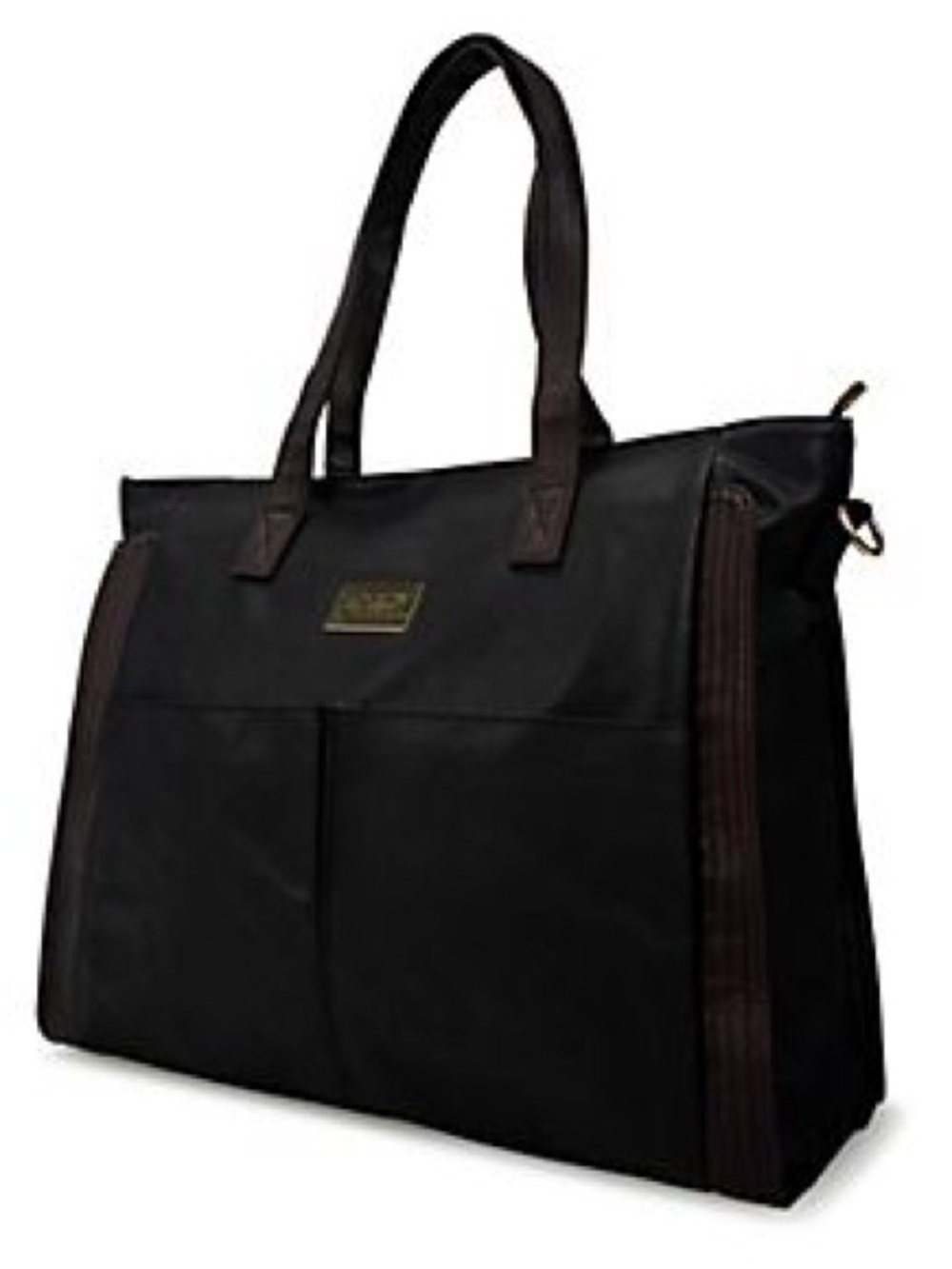 BADGLEY MISCHKA Anna XL vegan Leather Tote Weekender Travel Bag duffle bag